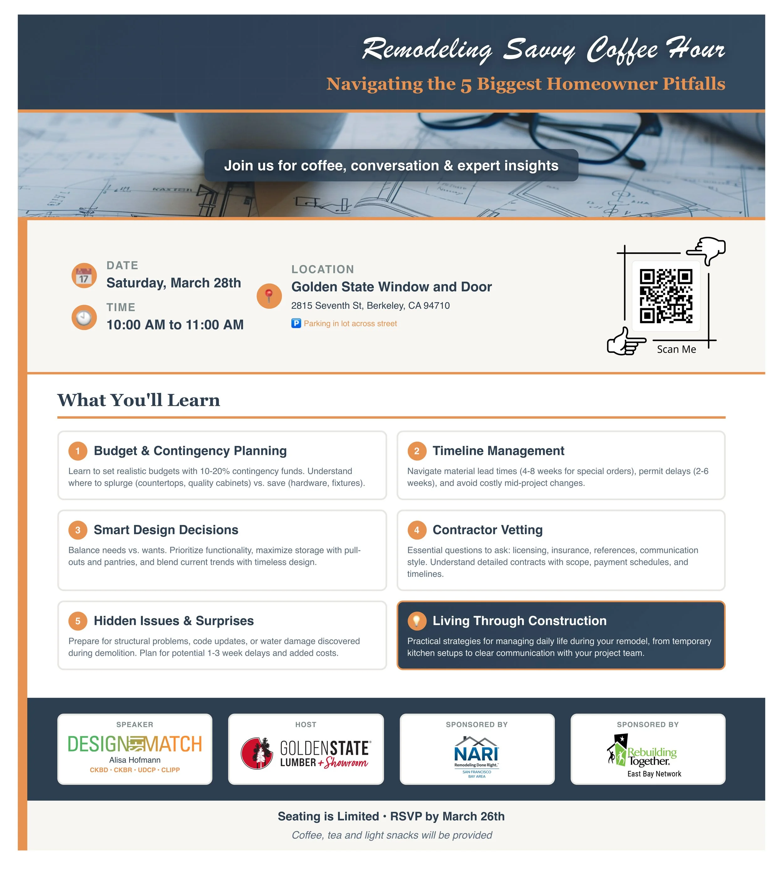 Remodeling Savvy Coffee Hour