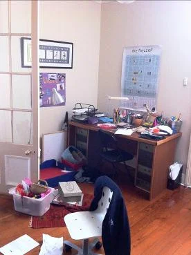 Kids study desk (which was rarely used thus). 
