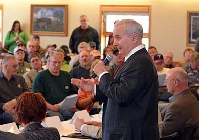 Governor Dayton at Worthington
