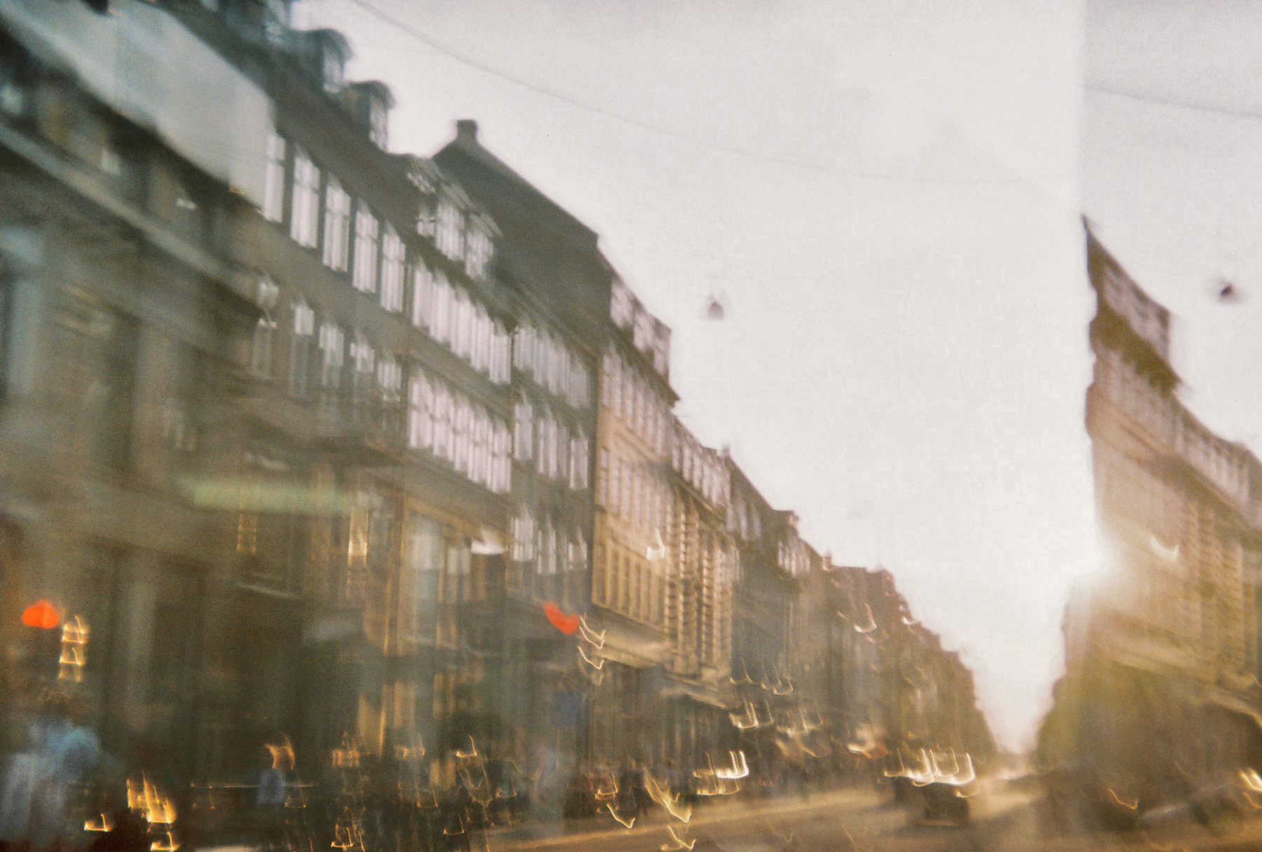 Sunset in Kongens Nytorv, Copenhagen.