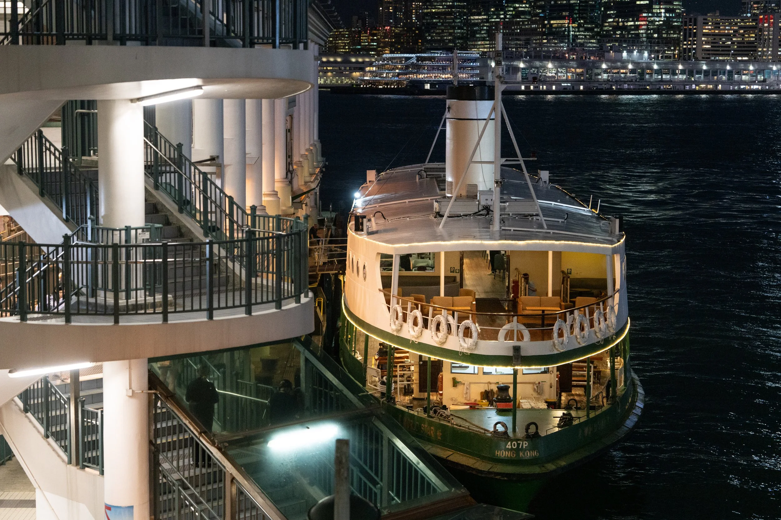   Resonant Harbour: A Speculative Water Tour  took place in October/November 2023 in Hong Kong. Based on a speculative history of the mythical Victoria Harbour (along with a primary theme of negative space) the sound installation by Shane Aspegren wa