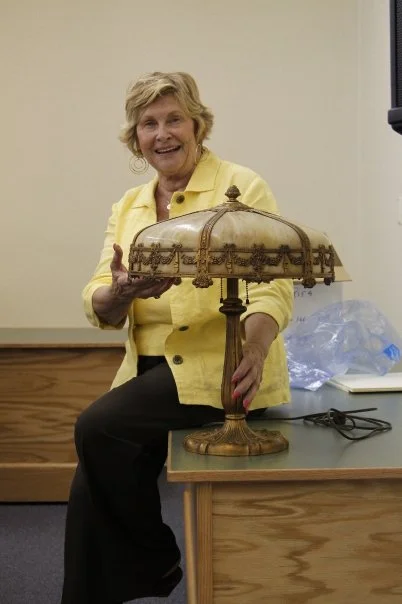 The owner of this antique lamp was pleased to find her lamp was not only attractive but highly valuable.