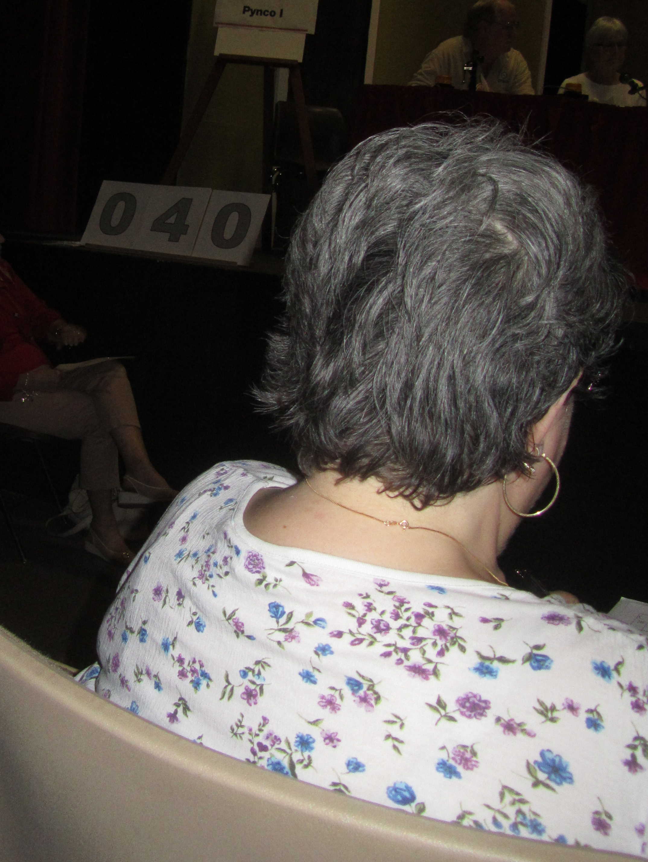 Glenda Reynolds helps to write the questions and serves as one of the judges for the event.
