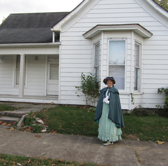  The rooming house on 13th and M Streets in Bedford was owned by Mrs. Addie Smith and is where Schafer and her roommate, Eva Love, lived in 1904. Smith is portrayed by Annette Taylor. 