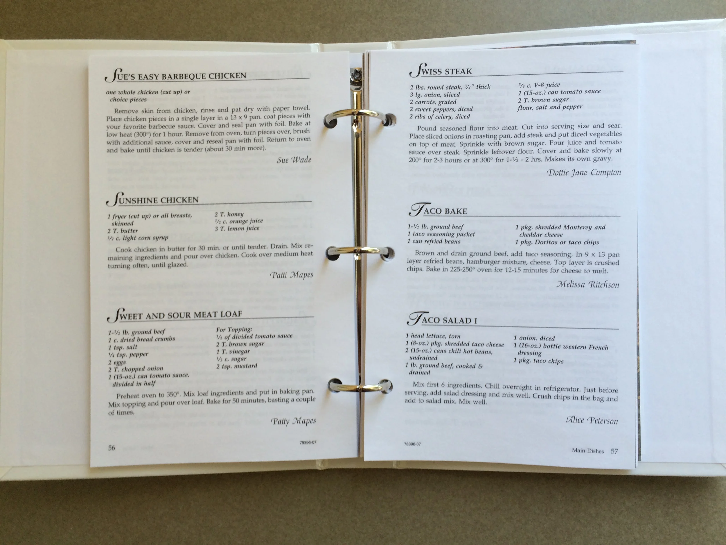 Lawrence County Cookbook inside.JPG