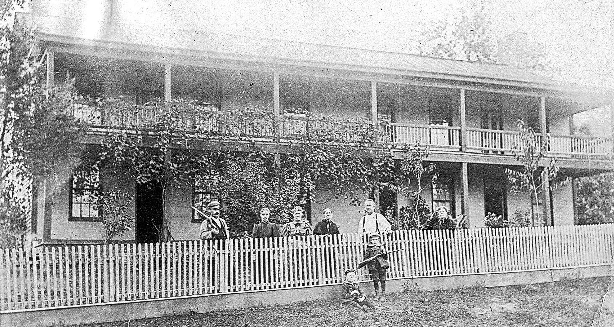 The Hamer house in Avoca is said to have been a stagecoach waystation. This image is from1896. In the 1920s, it became part of the Avoca Fish Hatchery. The Hatchery was decommissioned in 2016. Perhaps it’s future will be as part of a county park.