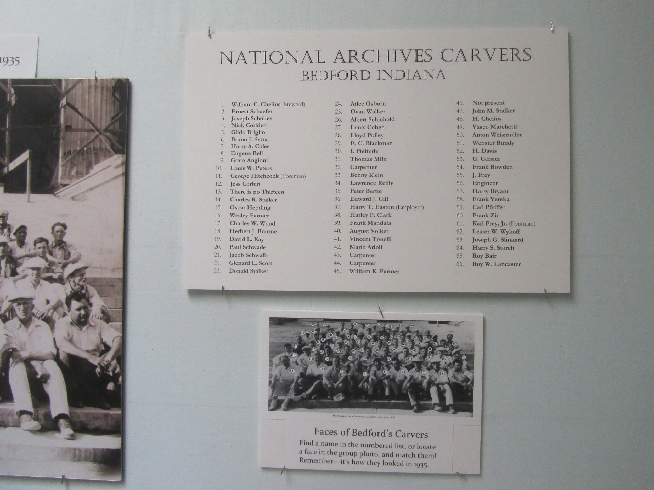The carvers who made it happen.