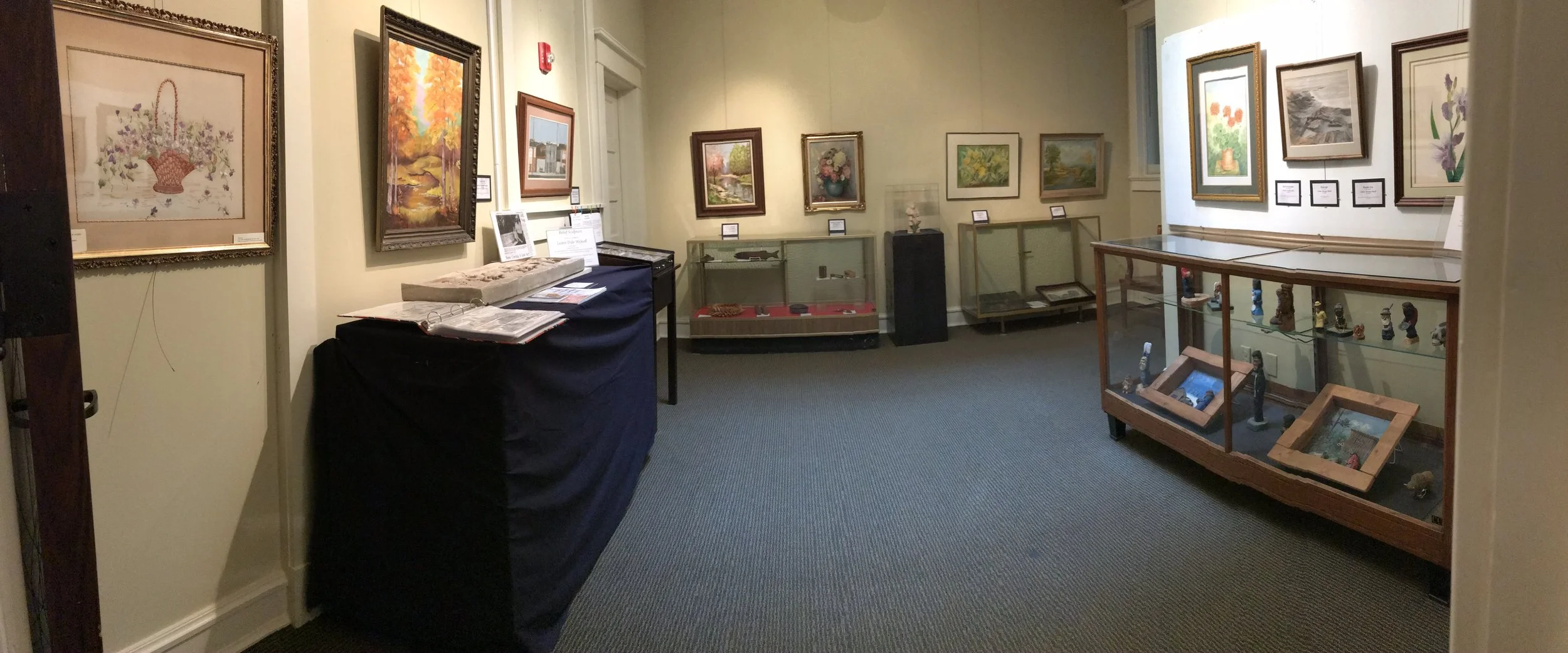  Many of the art pieces in this exhibit were done by Lawrence County Art Association members.  