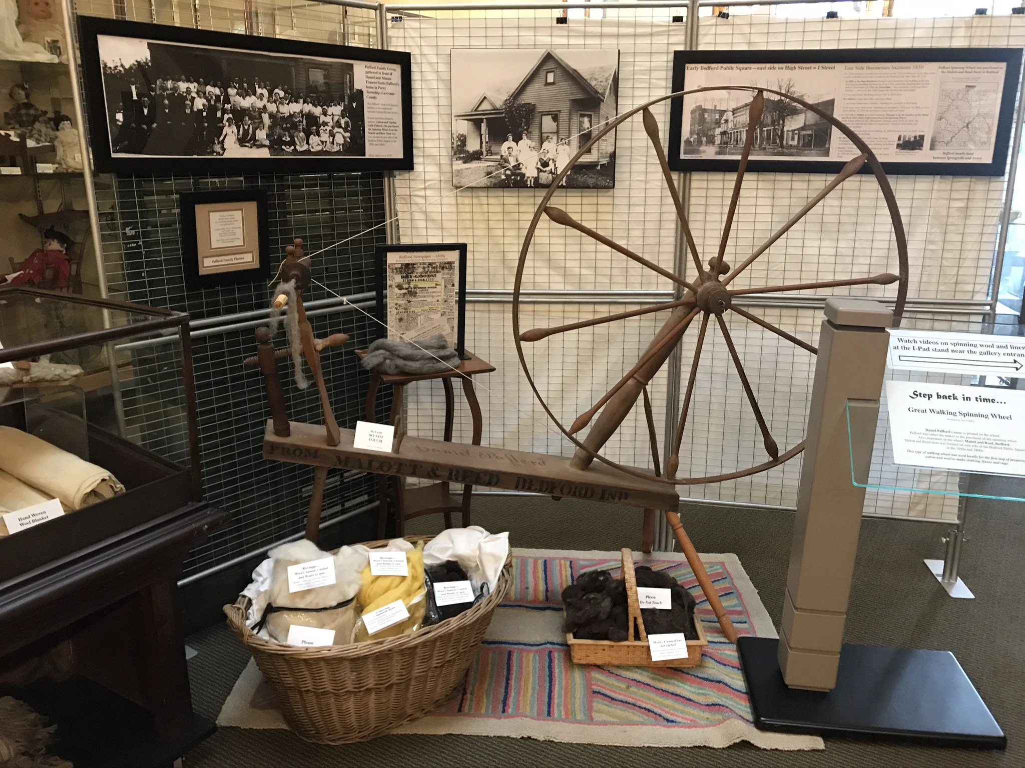 1850s Pafford spinning wheel