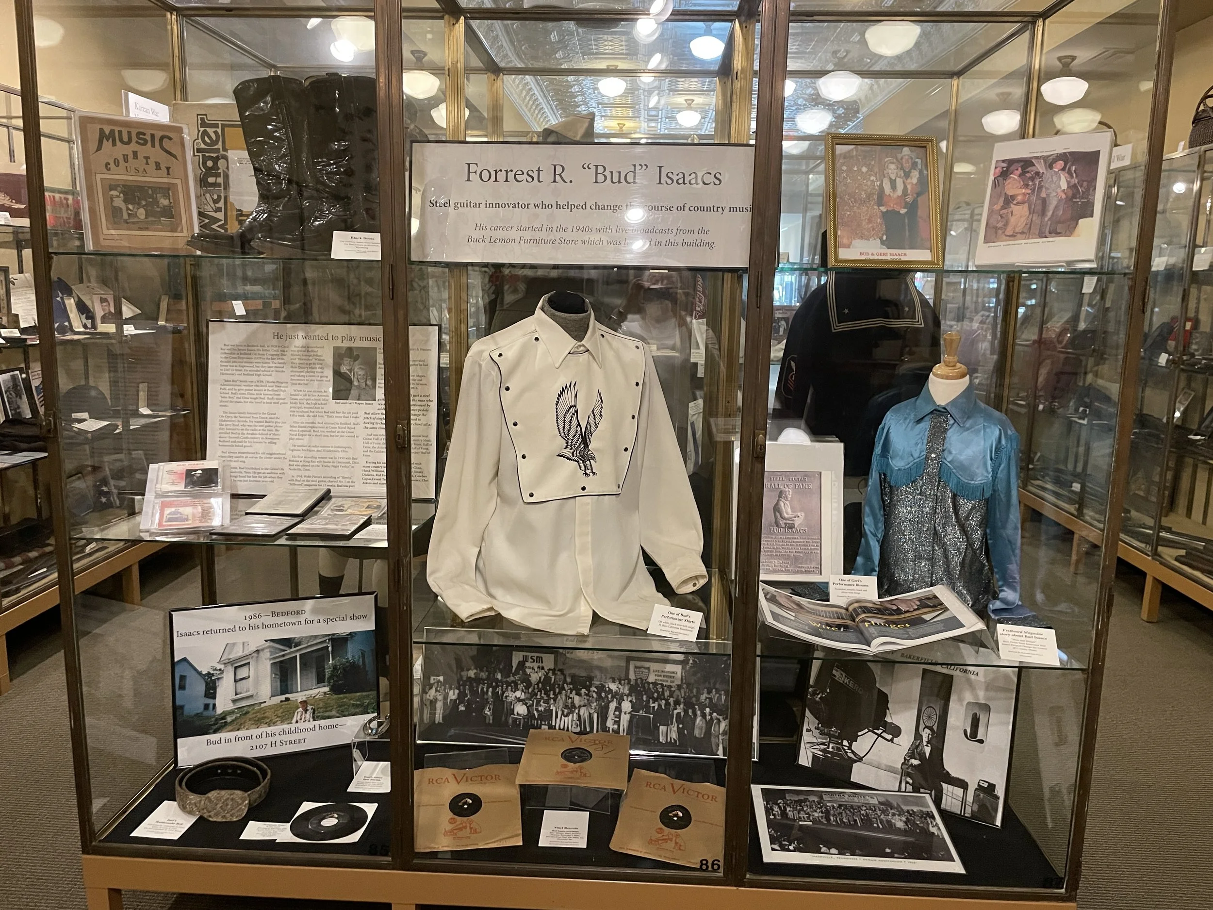  Bud Isaacs was a steel guitar innovator who helped change the course of country music. He grew up in Bedford, Indiana. 