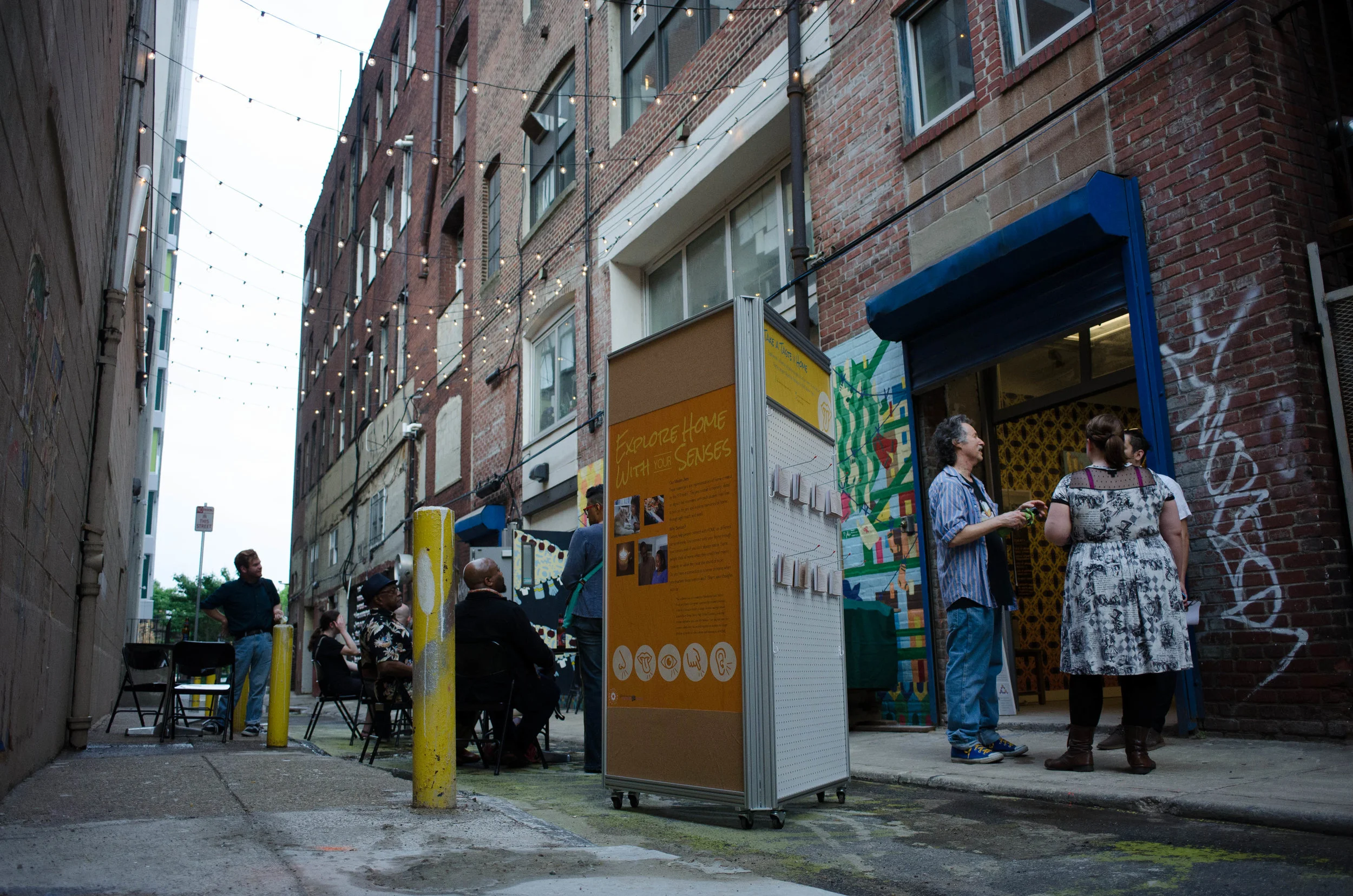 — Pop-up installation at Asian Arts Initiative