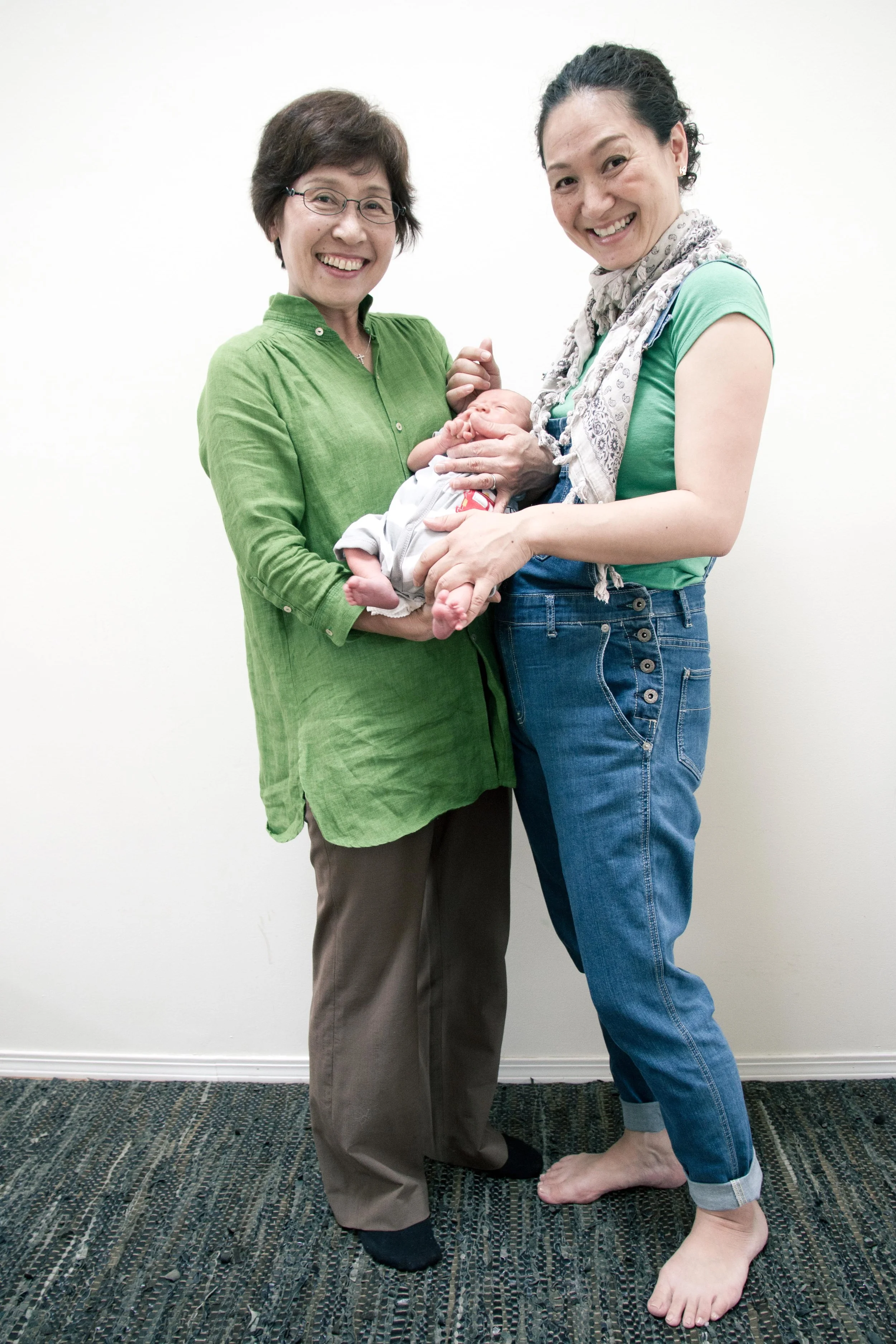 3 Generations: Mother, Daughter, Grandson