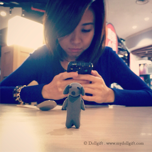 The woman behind every successful dog. :p