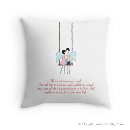 One-winged Angels, pillow