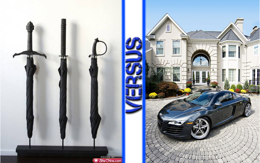 Umbrella-Sword vs Audi R8