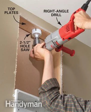 Drill Access Holes