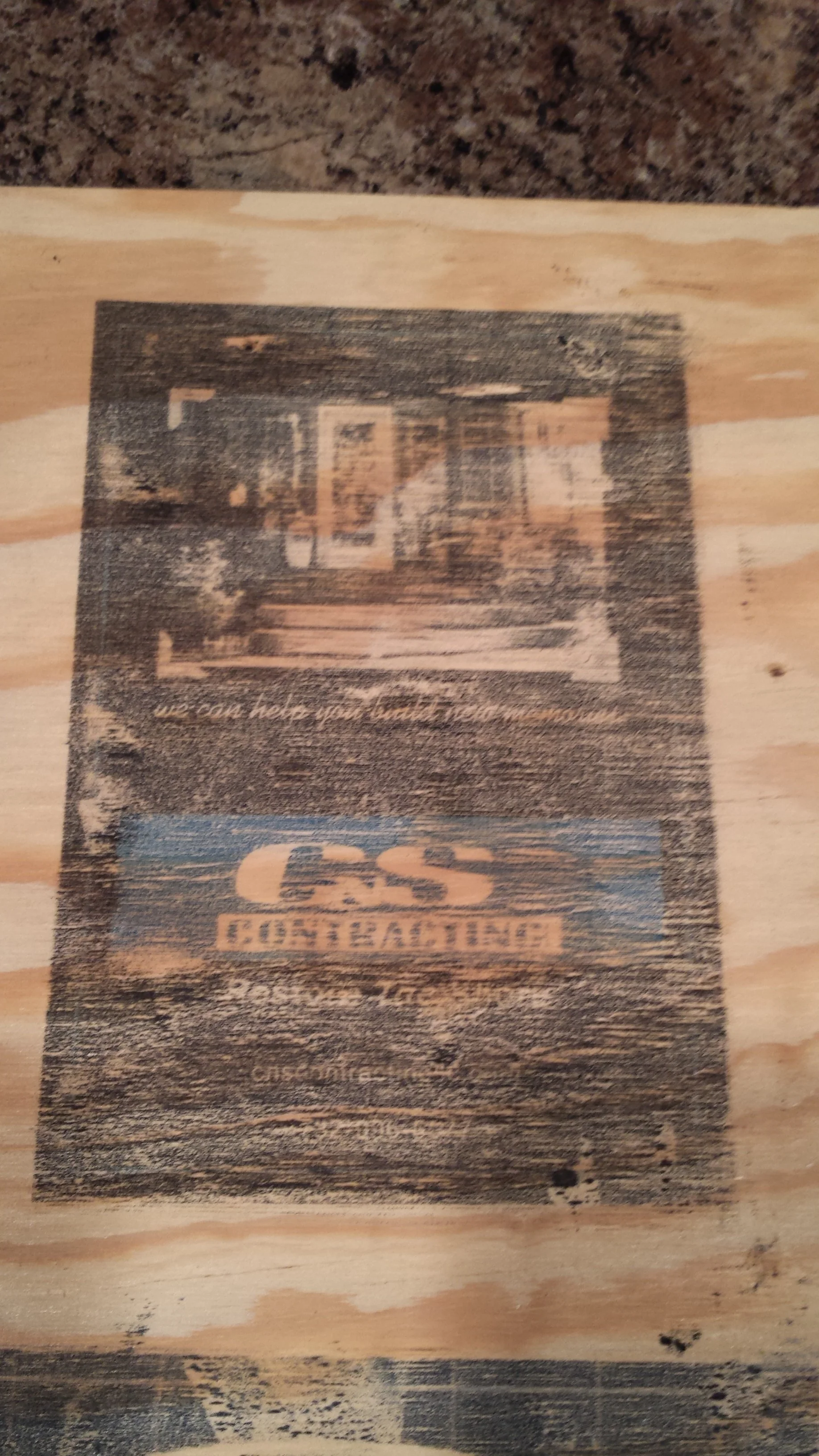  At least our logo was legible this time! :P