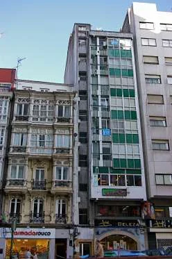 A NINE-STORY TOWER IN A CORUÑA, SPAIN Located on the northwestern tip of Spain, this surprisingly skinny tower looks to be in disrepair, but is a surprising feat of engineering nonetheless.