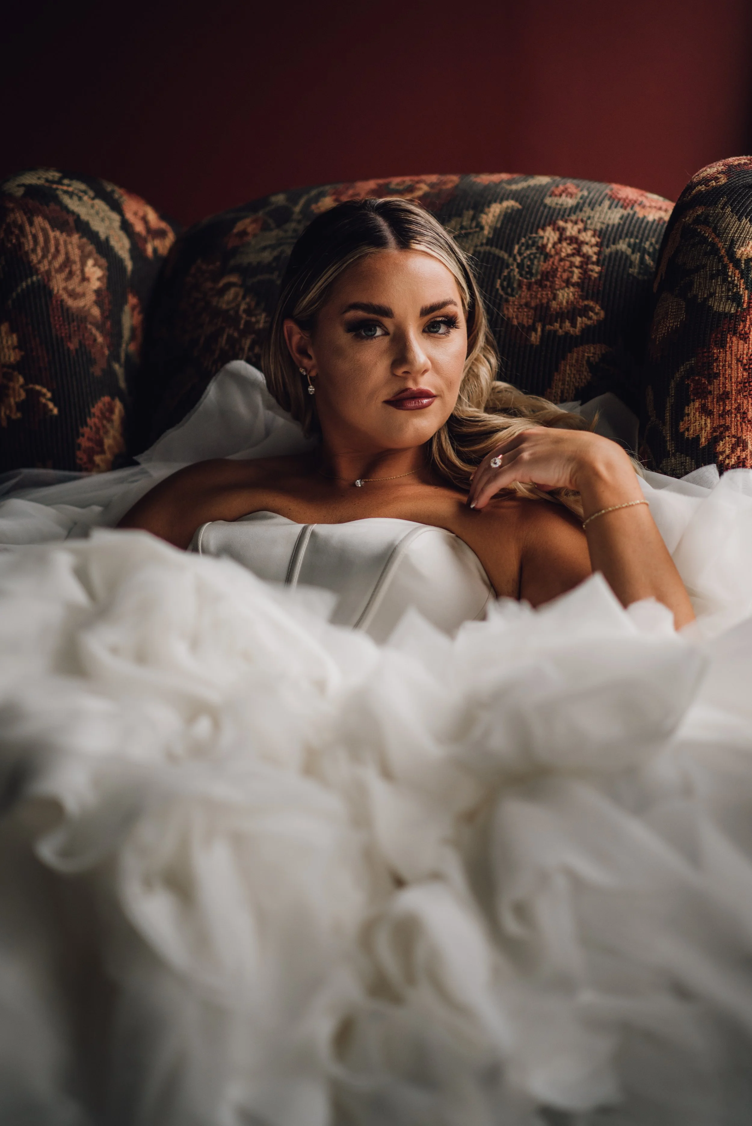 wedding gown bridal portrait