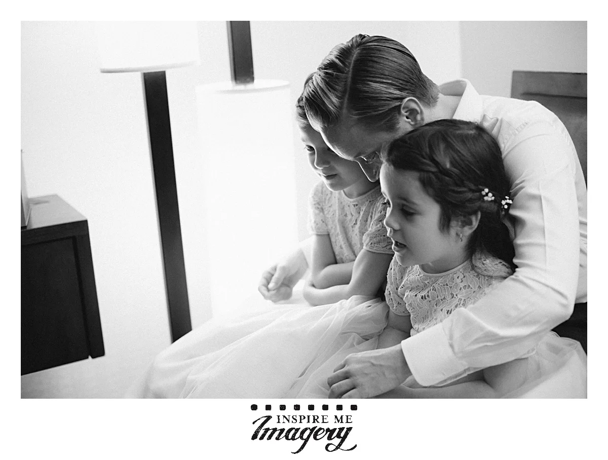 A quiet and reassuring moment with the kiddos is always welcome.