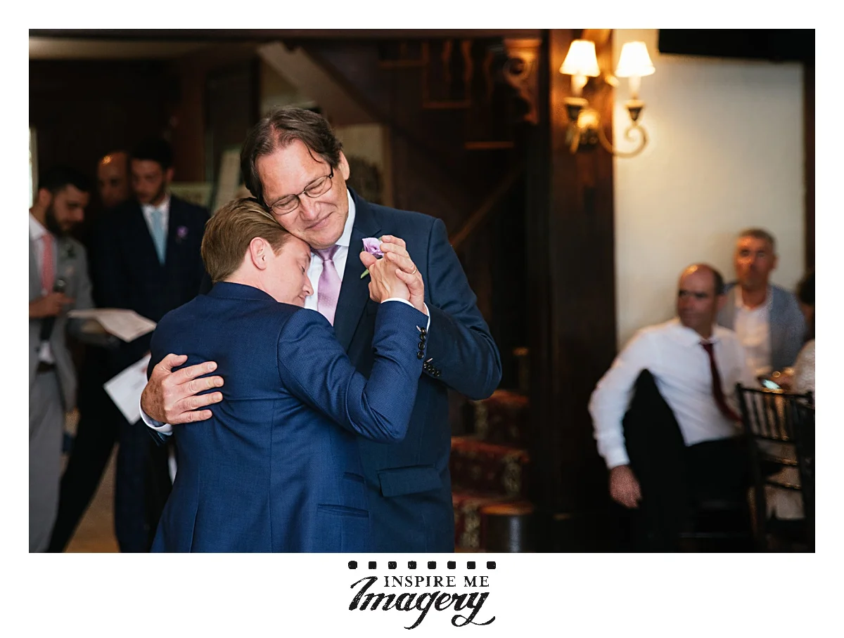 The dance between the groomswoman and her father was so beautiful and touching.