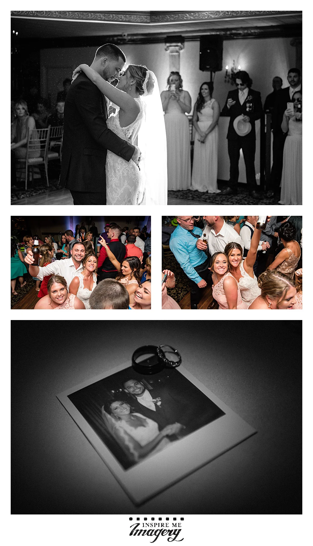Love beautiful moments during first dances, and then reception time! Party, party, party.