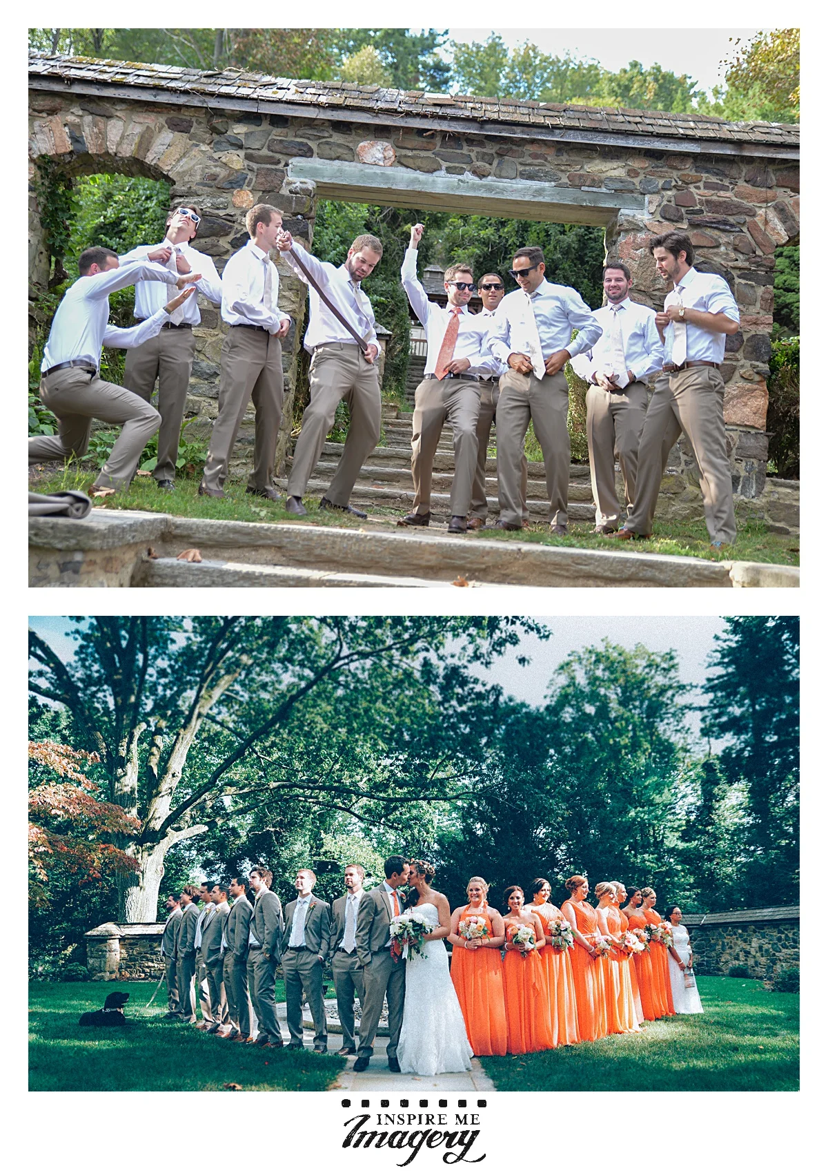 After the ceremony, we started on the group portraits of the wedding party.