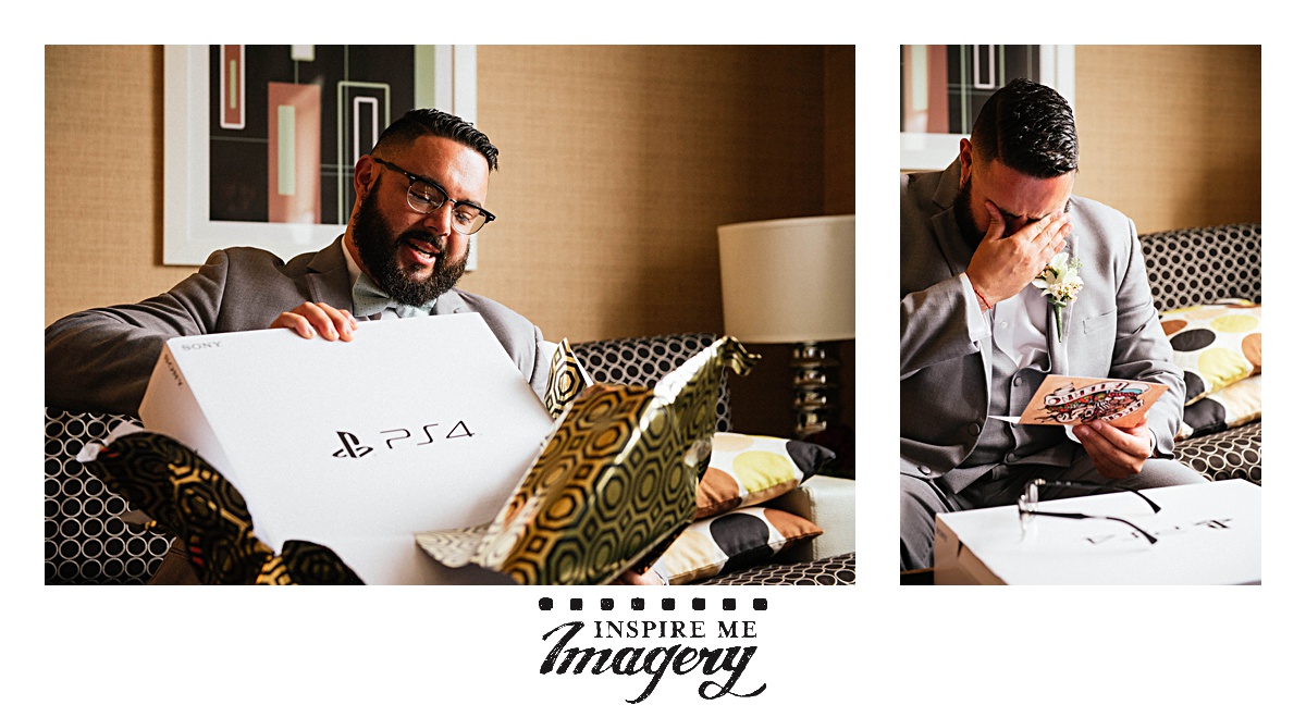 Is a PS4 the best groom gift ever? We think so. So did he.