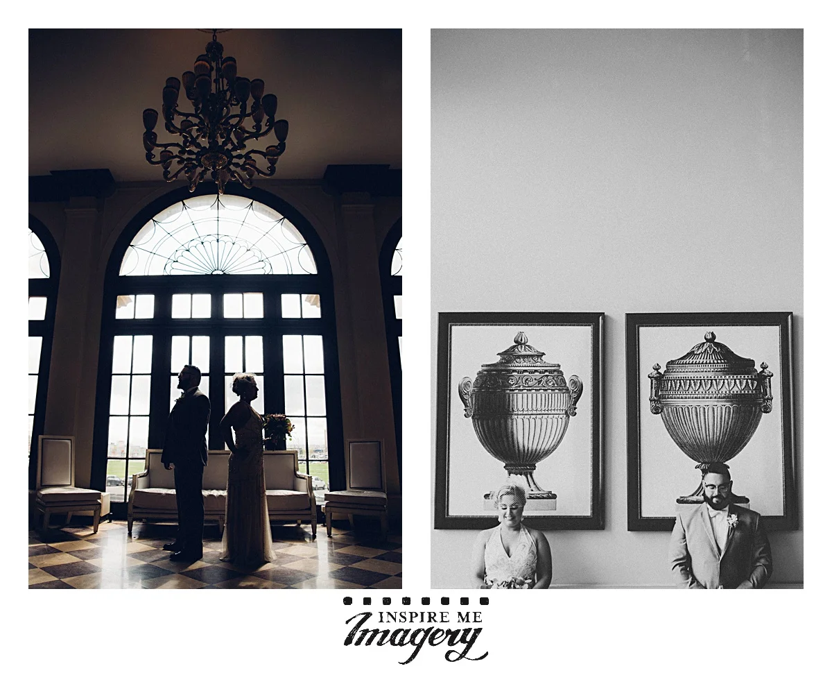 We've photographed weddings at the Berkeley Oceanfront Hotel in Asbury Park plenty of times, and it is a thrill each and every time. The light is different at different parts of the day, allowing us to give each couple something new.