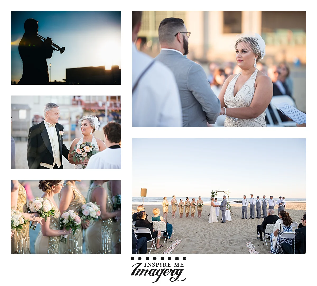 There's nothing quite like a wedding ceremony on the beach. The sound and smell of the ocean provides the most calming, beautiful environment.