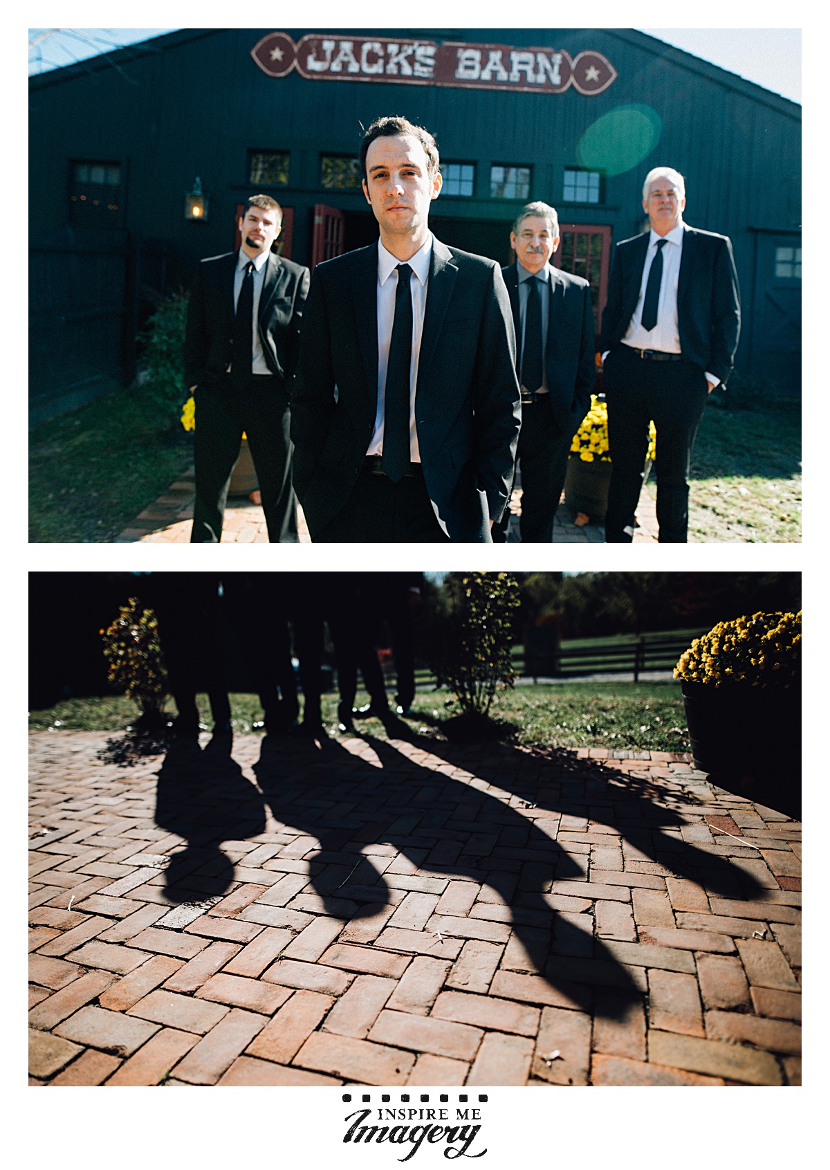 The guys are ready to take on the world. Or, at least the wedding day.