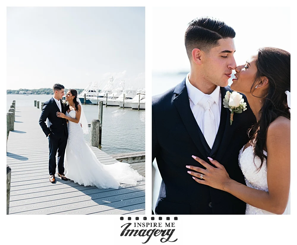 We started the portrait session at the dock behind the Clarks Landing Yacht Club. It was a beautiful, sunny day.