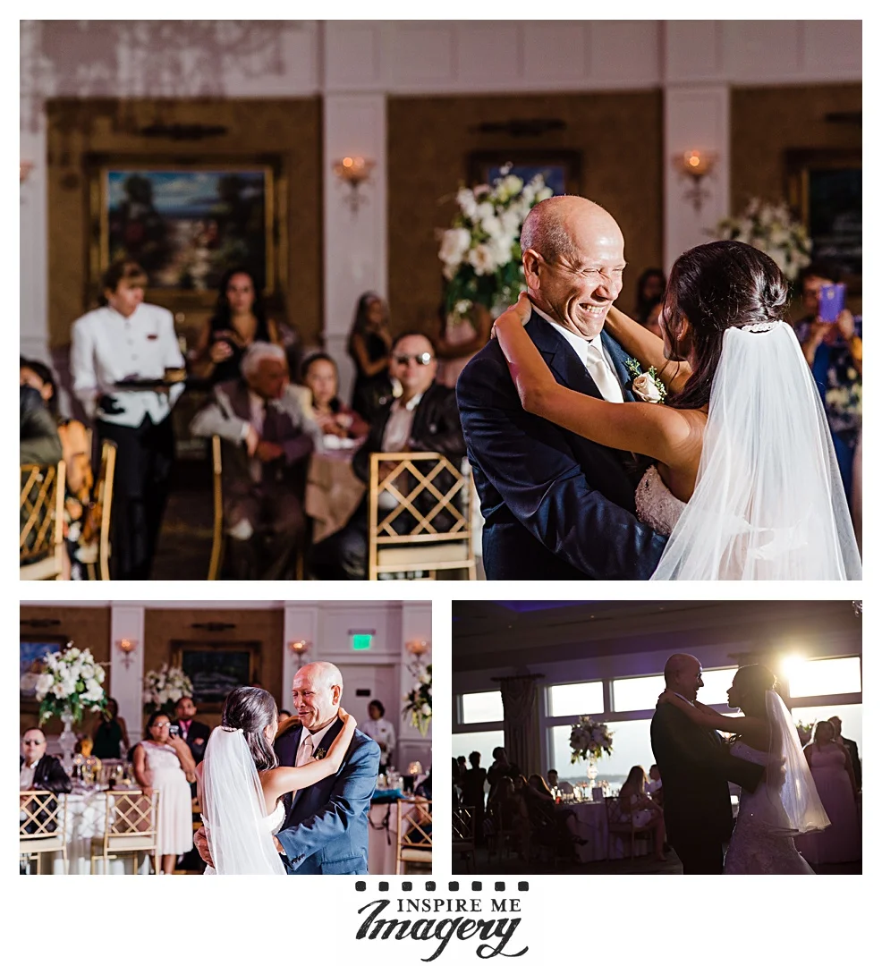 Ah, the parent dances. Dad was beaming with joy.
