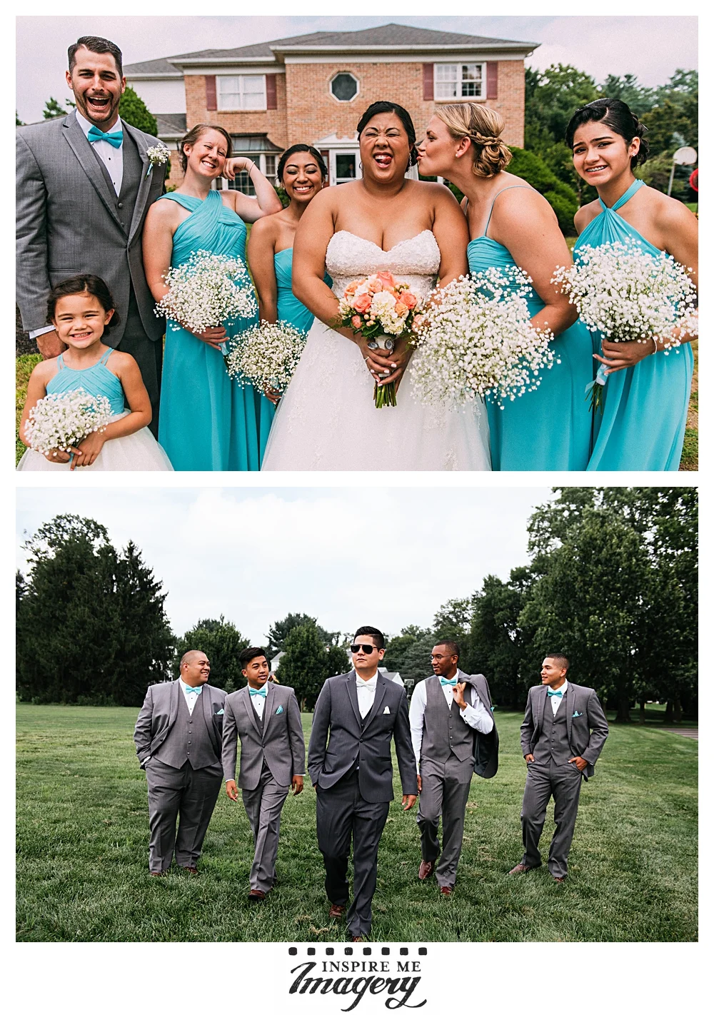 This was a seriously fun group to work with during the wedding party portraits.