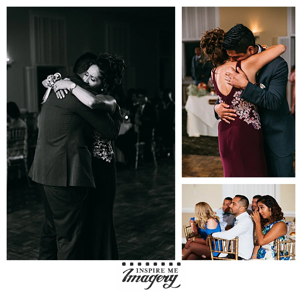 The groom's dance with his mother was emotional and beautiful. Not a dry eye in the house.