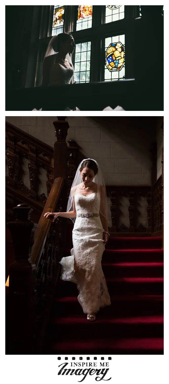 The window light, the gown, and the darkness of the Manor were a perfect combination.