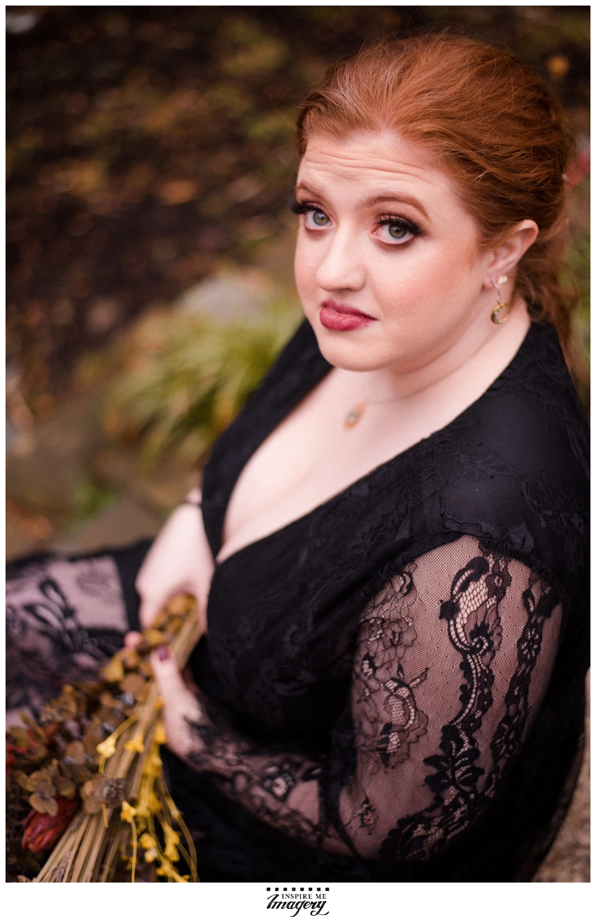 rustic boudoir portrait
