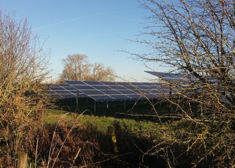 Common Farm solar park near Swindon