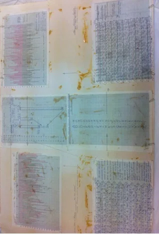 Eddie Price, The System - Main Code, 1970-73, biro and felt tip pen on
graph paper, SA/AT/16/16/14