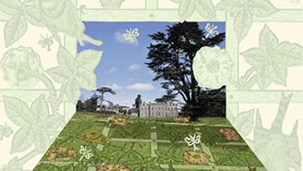 Dan Pearson, design for William Morris inspired parterre at Compton Verney