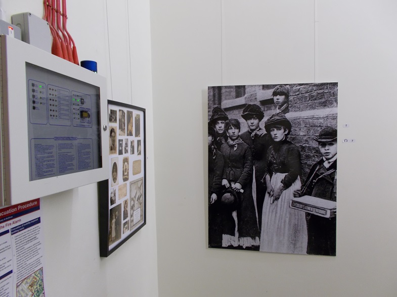Installation shot of Out of the Box exhibition, December 2014. 