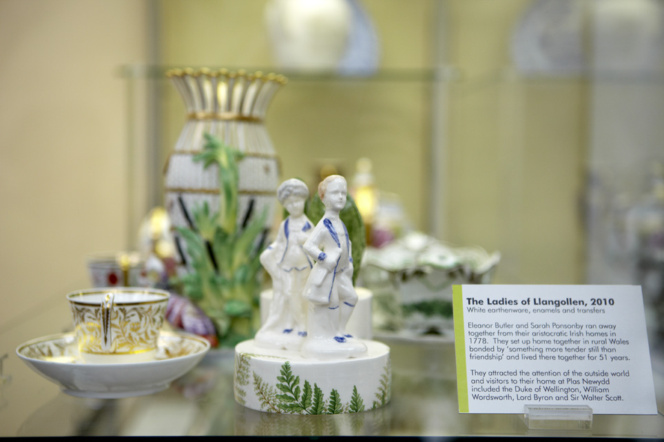 Matt Smith, The Ladies of Llangolle n , on display as part of Queering the Museum , Birmingham Museum and Art Gallery, 2010