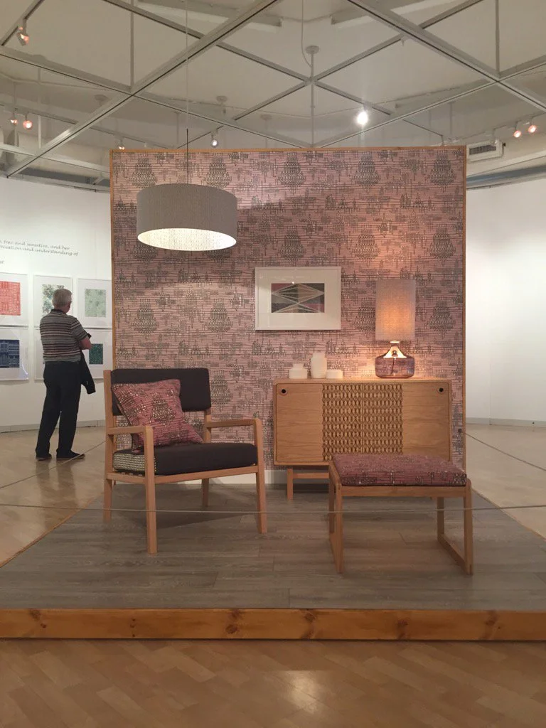 Installation shot of A Life in Pattern , Rugby Museum & Art Gallery, 2016