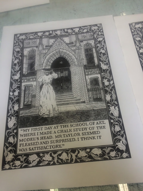 Sarah Moss, Margaret Chamberlain arrives on her first day at Birmingham School of Art, 2016