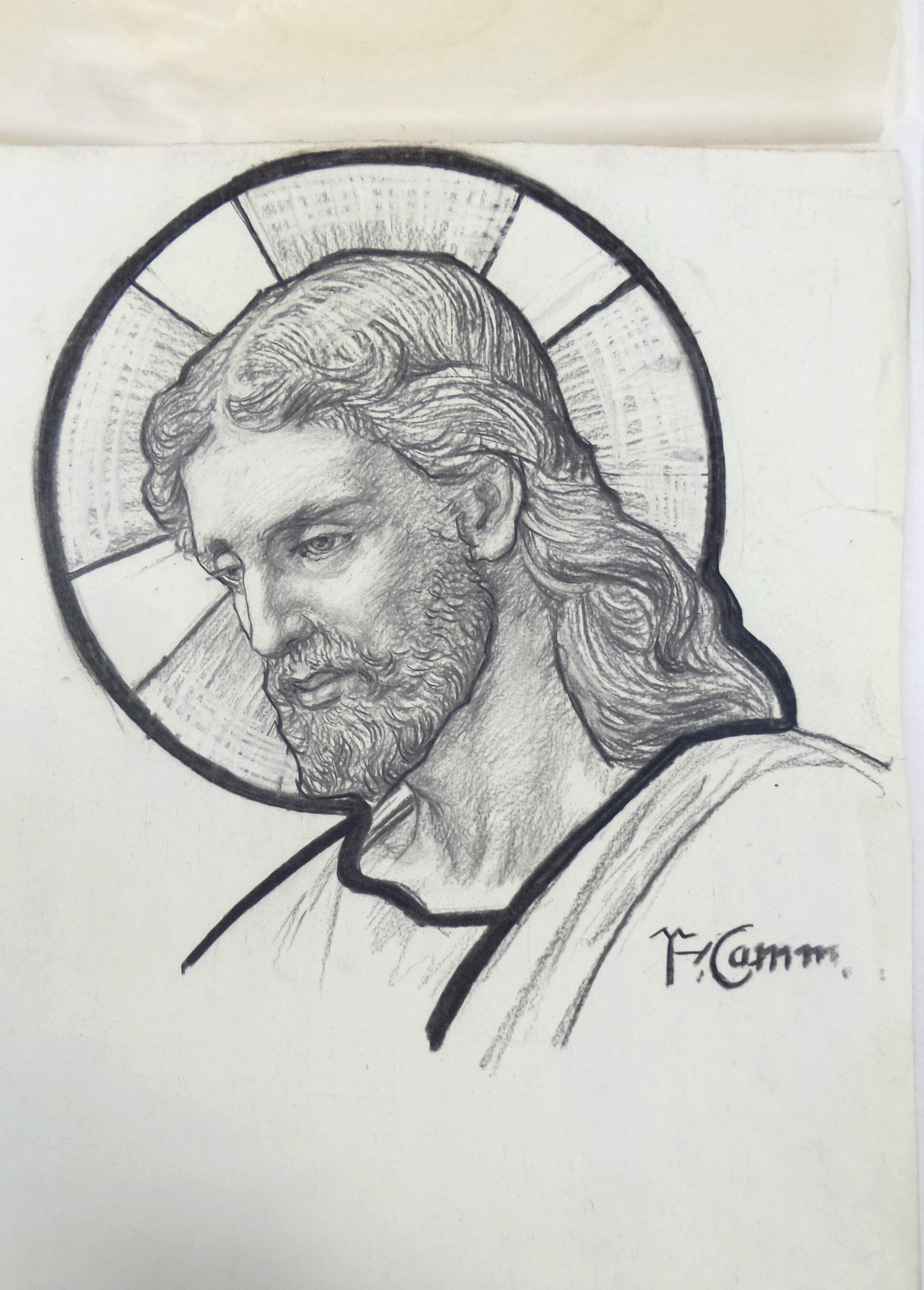 Florence Camm, Head of Christ , 1903. Birmingham City University Art and Design Archives.