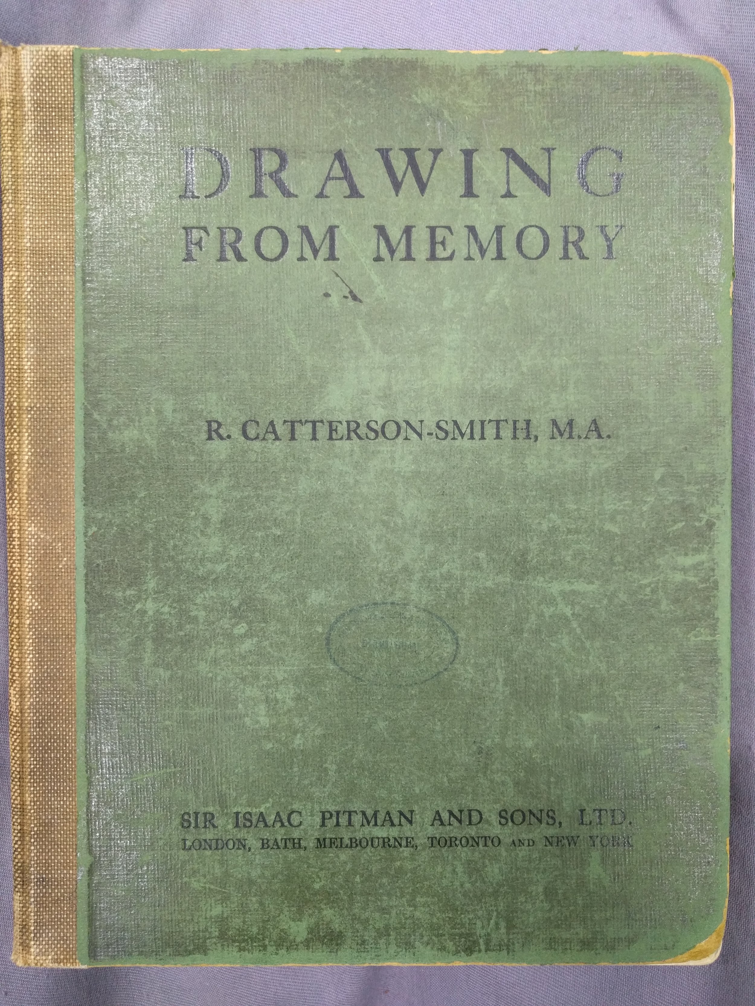 Robert Catterson-Smith, Drawing from Memory , Isaac Pitman and Sons: London, Bath, Melbourne, Toronto and New York 1921.