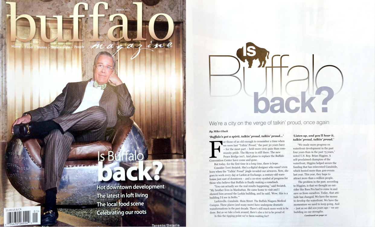 Project: Cover story Client: Buffalo Magazine