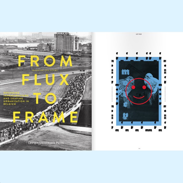 Left: book cover From Flux to Frame. Right: 'Money' illustration collab w/ Tyler Spangler.