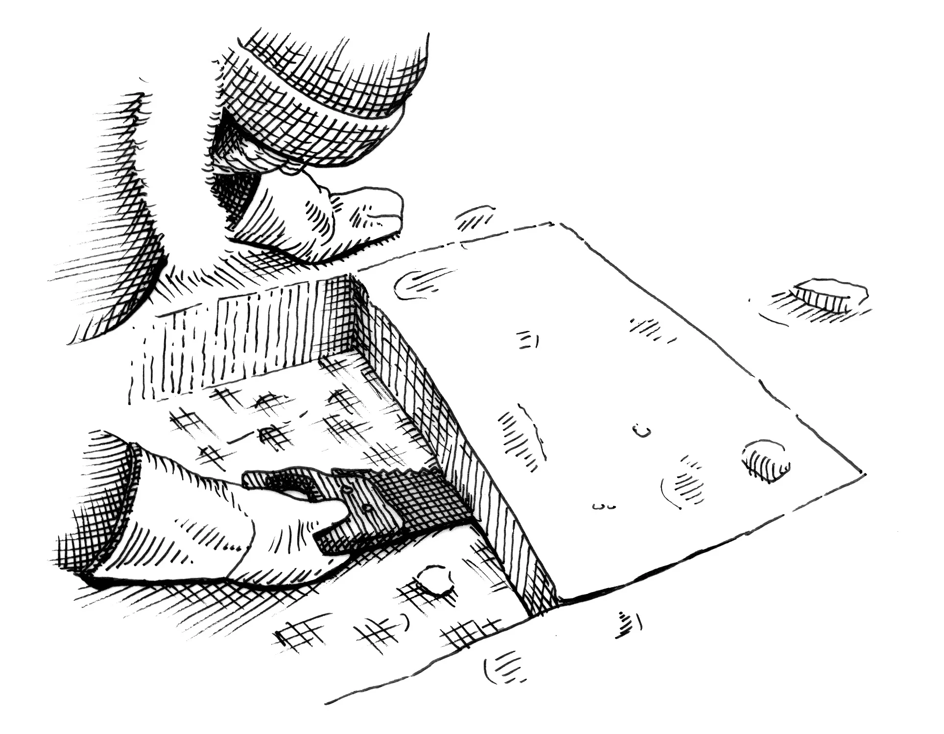 Building an igloo, step 2
