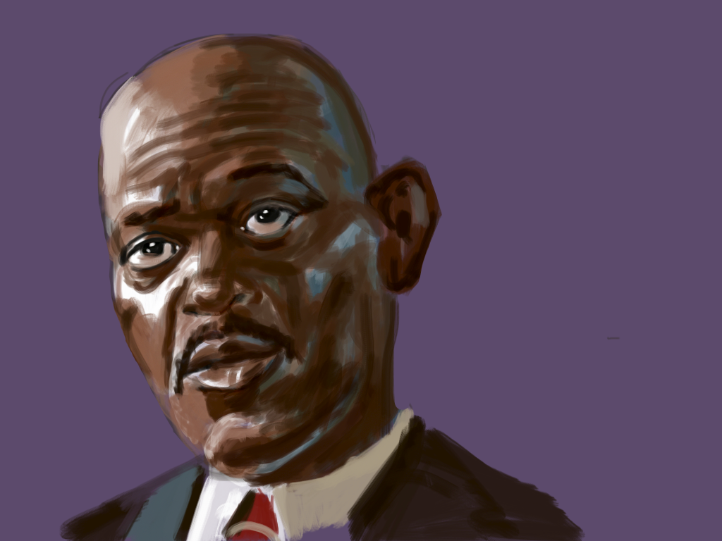Samuel Jackson From the 'Portrait a Day' series